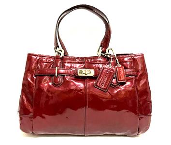 ◎y2k◎ COACH Patent 2way ハンドバッグ Wine Red $155 free shipping 💌SOLD y2k coach cherry red patent mini