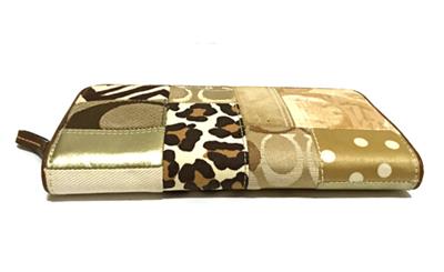 小物 Vintage Coach Patchwork Fold Wallet Vintage Coach Patchwork Wristlet - Etsy