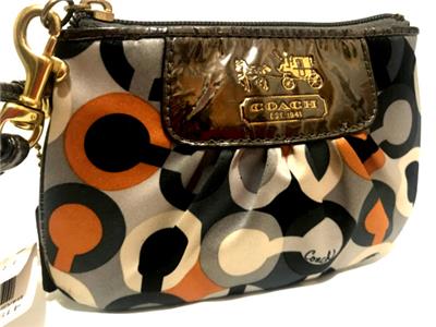 NWT Coach Limited Ed Madison Graphic Op Art Small Purse Bag Wallet