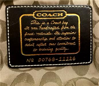 RARE COACH MULTICOLOR SATIN STRIPE LEGACY MED TOTE BAG PURSE