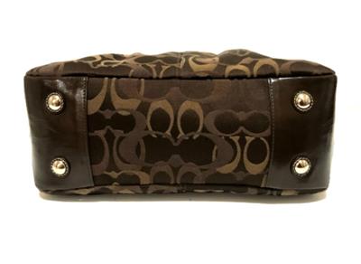 バッグ Coach Optic Signature Bag & Coin Case バッグ Coach Optic Signature Bag & Coin Case COACH BLACK GRAY