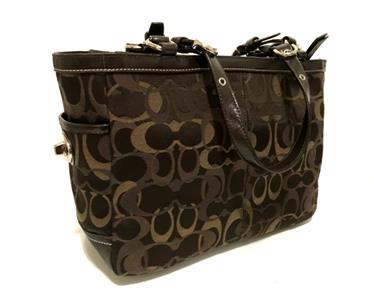 NICE Coach Optic Mahogany Choco Brown Signature C Pleated Gallery