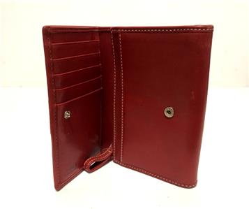 小物 OLD COACH Folding wallet leather red Vintage Red Coach Leather Wallet - Etsy