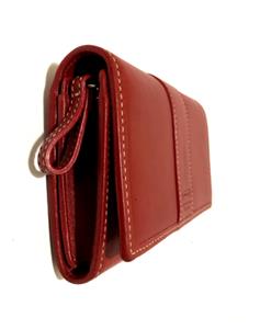 小物 OLD COACH Folding wallet leather red Coach Leather Fold Wallet Unisex Red Small Vintage Used | eBay