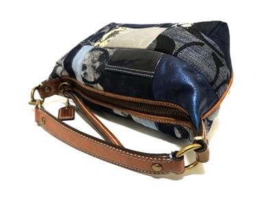 $175 free shipping ❌SOLD❌ Y2K Coach Denim Signature Mini