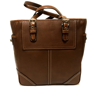 バッグ COACH Vintage Leather Brown Tote 71160 COACH Vintage Leather Tote Bag – Second Edition NY