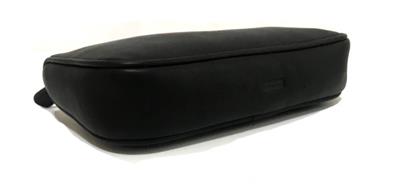MINT COACH VINTAGE BLK LEATHER CHUNKY CASE TRAVEL COSMETIC