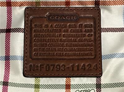 COACH Bleecker Felicia Burnished Leather XL Slim Duffle Hobo