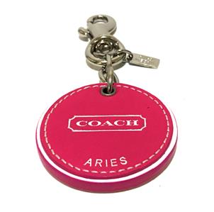 MINT Coach Ltd Ed Yellow Curving Horn Zodiac Aries Key Fob Key