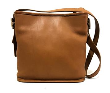 希少✨OLD COACH Shoulder bag Leather Camel Old Coach shoulder bag in camel brown glove-tanned leather