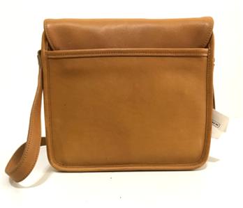 NWT Coach 1990s Vintage Toffee Leather Tribeca Flap