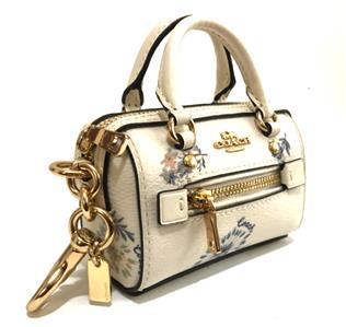 NEW Coach 1715 Mini Rowan Charm with Dandelion Floral Print NEW Coach 1715 Mini Rowan Charm with Dandelion Floral Print