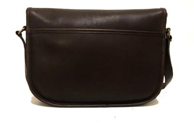 Vintage 1980 COACH Mahogany Brown Leather City Shoulder Bag Purse