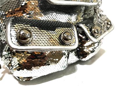 NICE COACH Limited Ed SILVER POPPY SEQUIN FASHION SPOTLIGHT