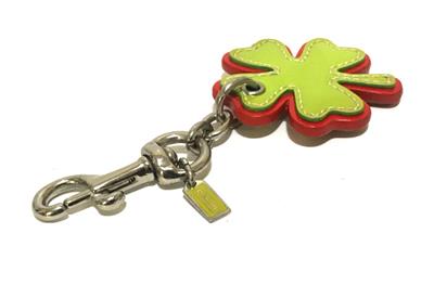キーホルダー・キーリング Coach Legacy Stripe Mitten Key Fob 93027B COACH Legacy Stripe Mitten KeyFob Style 93027B & Legacy Gift