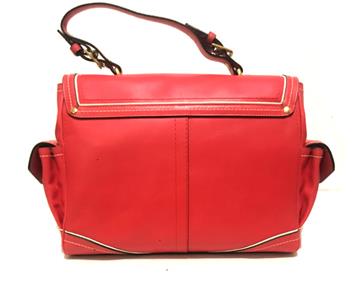 MINT Coach Ltd Ed Daphne Watermelon Leather Top Handle Tote Bag