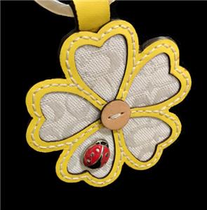 アクセサリー Coach Ladybug Key Ring Flower Rare y2k 1152881351_tp.jpg