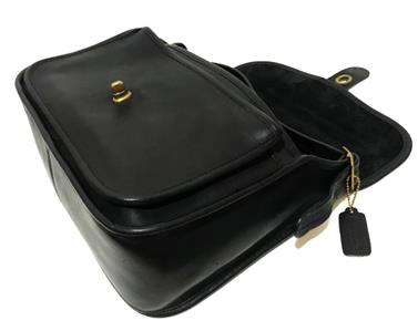 RARE Coach Vintage 1986 Original Rambler Black Leather Bag 9735