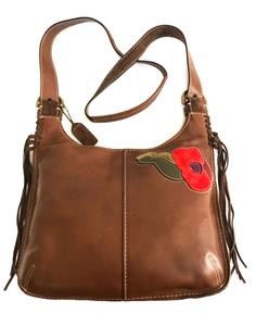 希少 COACH Ergo Suede Flower Sholder 9257 COACH Vintage Ltd Ed POPPY FOR PEACE SADDLE BAG 9257 | eBay