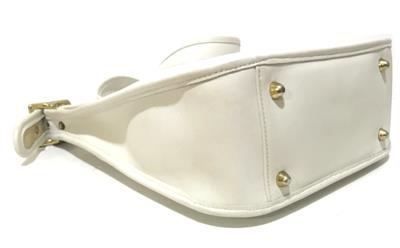 vintage coach old ✨ ivory White bag Vintage Coach New York White Bone Chrystie Bag 9892 Mint