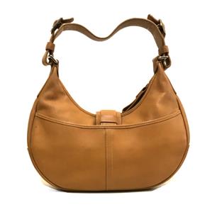 COACH コーチ ホーボー レザー ワンショルダーバッグ 7548 キャメル 