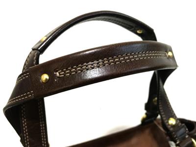COACH Hampton’s Leather Carryall 12443 NWT COACH HAMPTONS TOBACCO BROWN LEATHER LG CARRYALL TOTE BAG