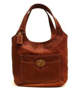 バッグ COACH Vintage Leather Brown Tote 71160 COACH Vintage Leather Tote Bag – Second Edition NY