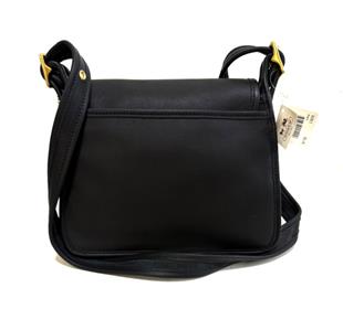 NWT Coach Y2K Vintage Rambler Legacy Flap Black Leather Crossbody