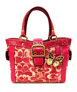 COACH Boxy Turnlock Leaf Tote Bag てんとう虫 COACH Boxy Turnlock Leaf Tote Bag Rare - メルカリ