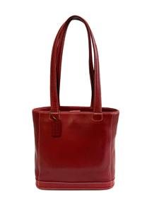 NICE Coach Vintage Bleecker RED Leather Shopper Shoulder Bag