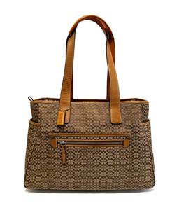 NICE COACH Y2K CLASSIC KHAKI MINI SIGNATURE MULTI TOTE DIAPER BABY