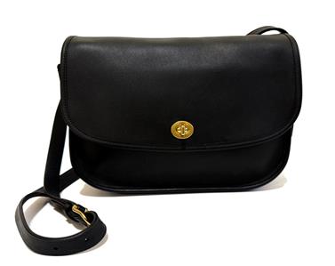 NEW Coach Classic Vintage Y2K City Bag Black Leather Crossbody