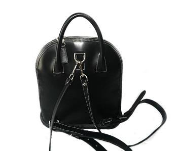 DOONEY BOURKE SMOOTH BLACK LEATHER PARASOLE BACKPACK BAG DOONEY BOURKE SMOOTH BLACK LEATHER PARASOLE BACKPACK BAG (Z2  main image 3