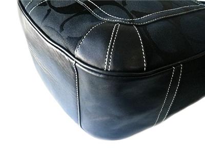 バッグ Coach Black Leather XL Ergo Tote Purse Vintage Coach* Black Soho Zip XL Leather Tote Bag Purse