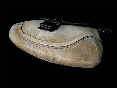 NEW Coach Vintage Soho Y2K Finest Suede Tan Leather Med Flap