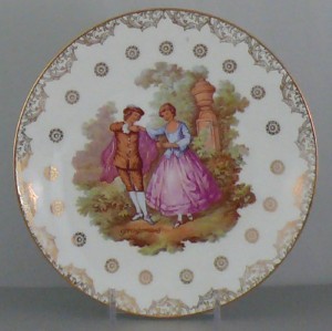 Antique Porcelain FM Limoges Portrait Plate Fragonard | eBay