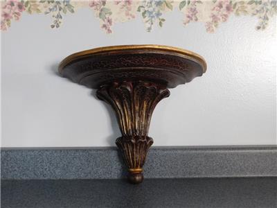 Wall Shelf Sconce Wooden Distressed Large One Of A Kind Home Decor