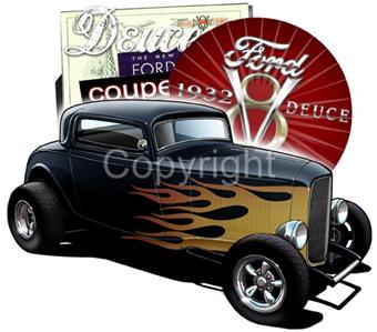 Ford hot rod t shirts #8