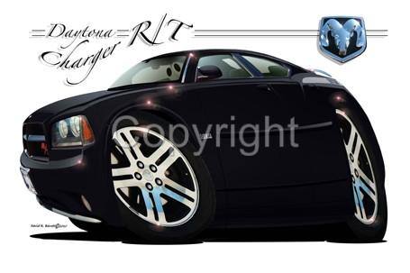 2006 Daytona Charger R/T Muscle Car T-Shirt #6764 Ram auto art