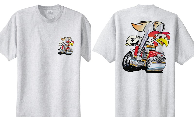 Peterbilt Semi Big Rig Hauler Cartoon T-shirt #1039 Truck'n