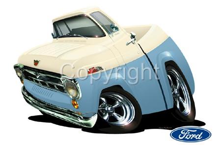 Ford f-100 cartoon #2