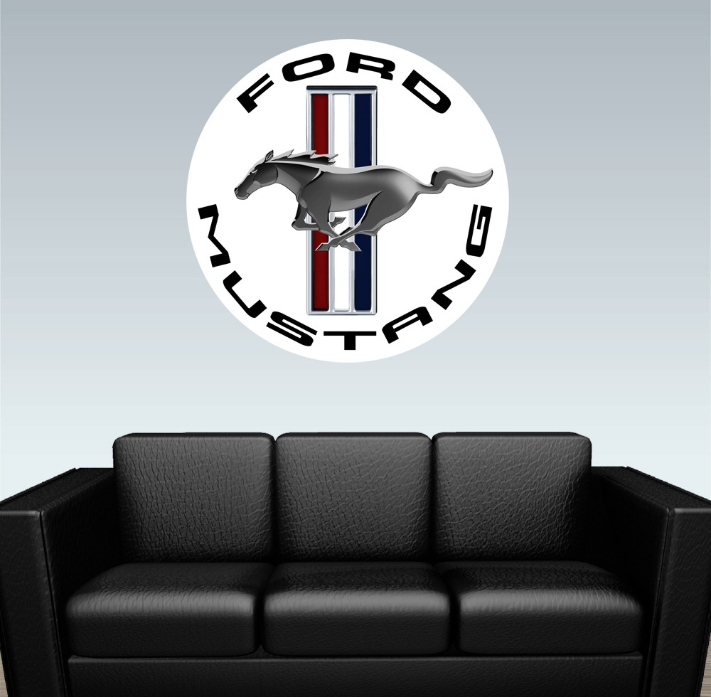 Ford mustang wall decal