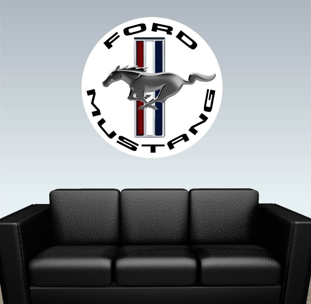 Ford mustang wall decal #6