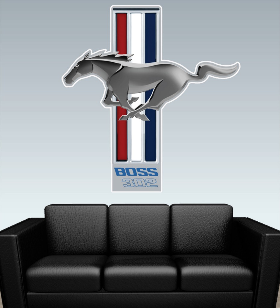 Ford mustang wall decal #2