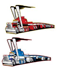 Ford flatbed truck cartoon #3