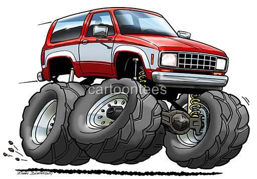 Ford bronco cartoon #3