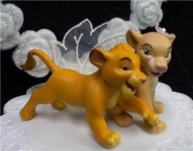 Lion King Disney Wedding Cake Topper 5000 Simple Cakes Adorable Lion King Disney Wedding Cake Topper Simba Nala Bride Groom Top