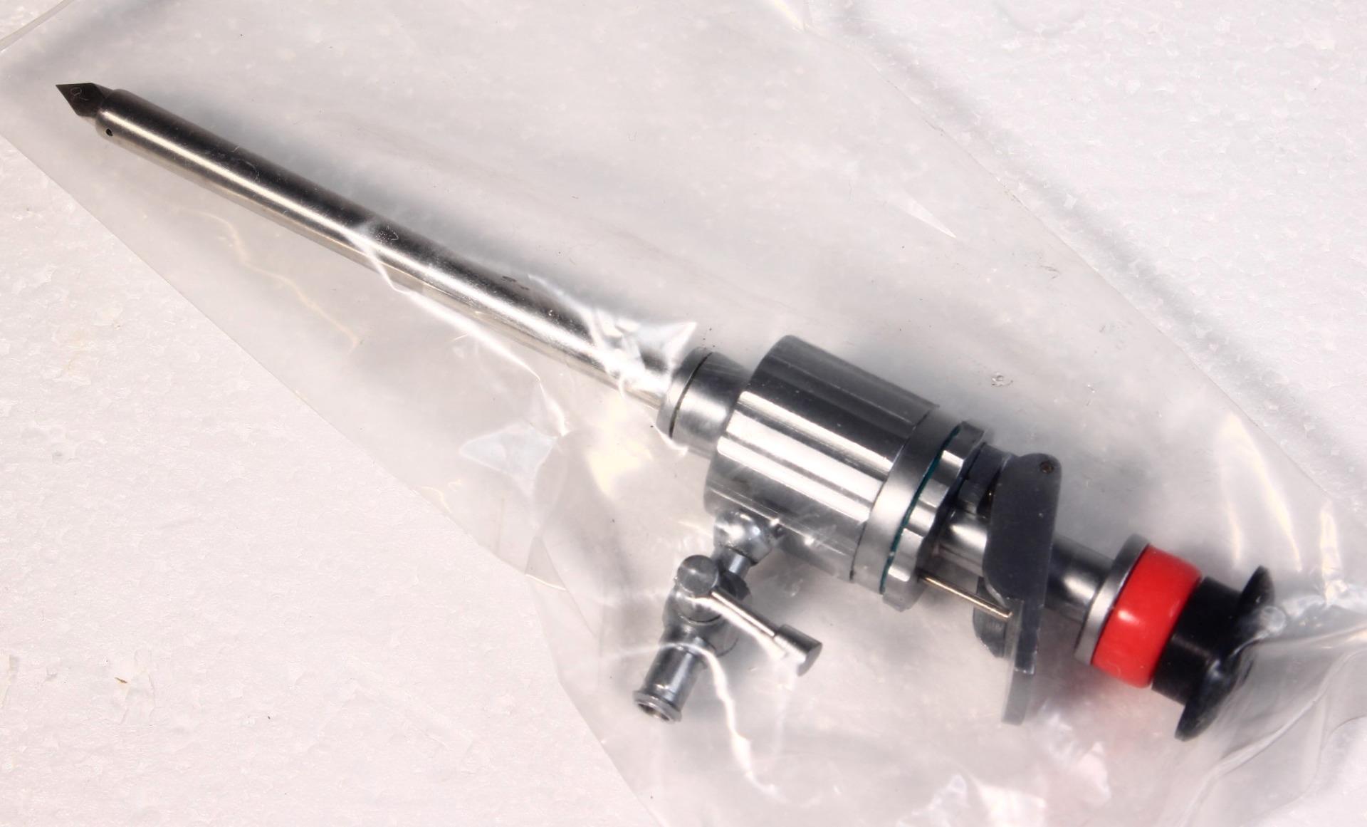 Stainless Steel Reusable Laparoscopic Trocar 7mmx90mm 12mmx100mm Surgical Inst. - Picture 5 of 6