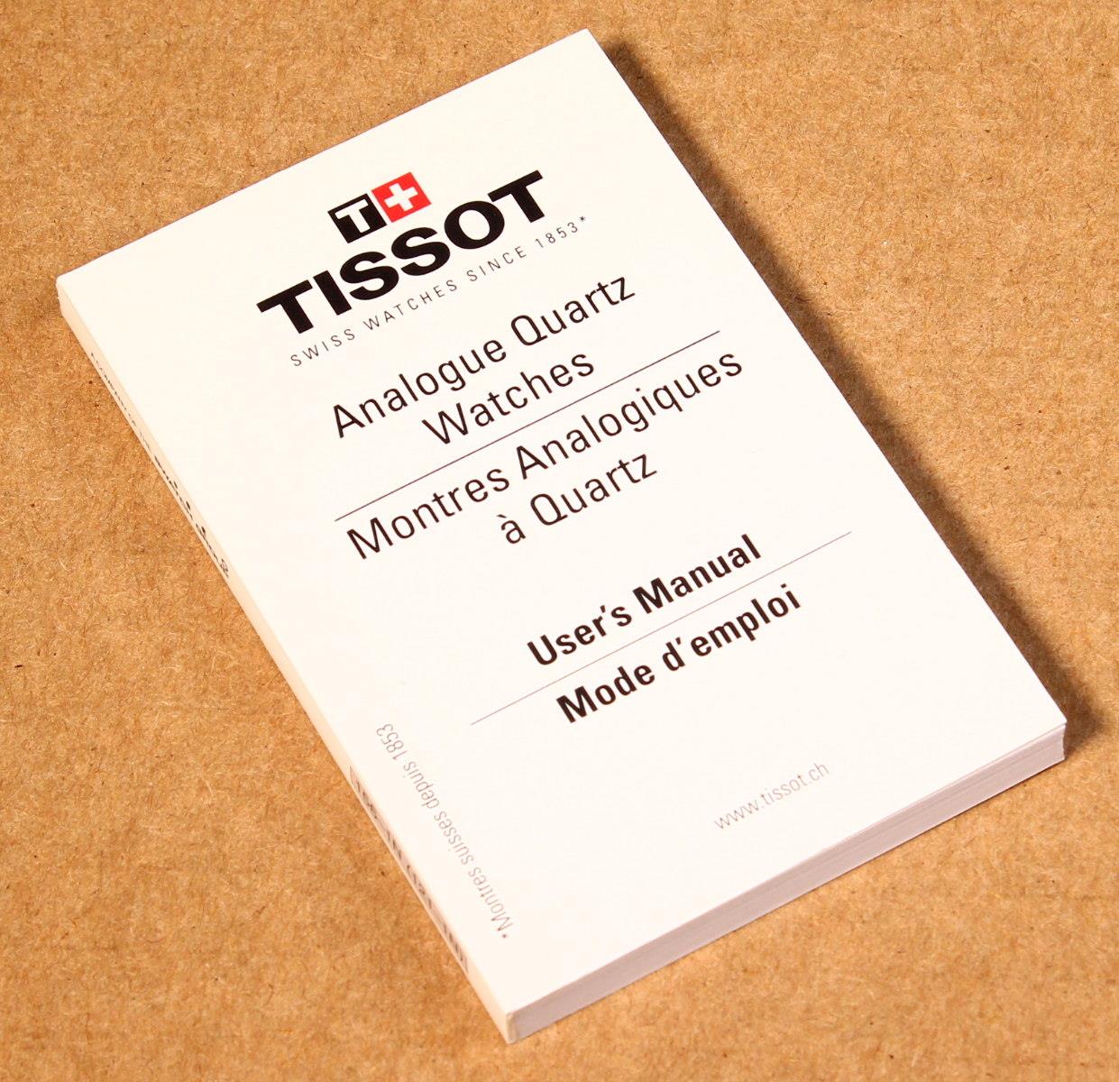 Tissot Watch Booklets 2-3 Hands Chronographs Quickstart Warranty G10 G15 Analog - Picture 13 of 16