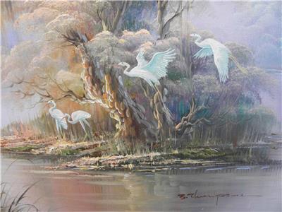 Vintazhnaya Floridy Maslom Everglejds By J Tompson